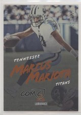 2018 Panini Luminance Orange Luminance 175/225 Marcus Mariota #95 0t1