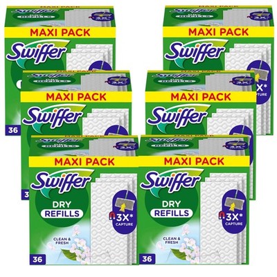 6x Swiffer Staubtücher für Bodenwischer 36 Stück Trockentücher Bodentücher #13
