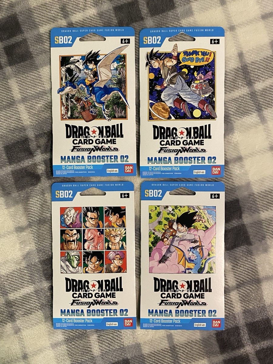 Dragon Ball Super Card Game Fusion World Manga Booster SB02
