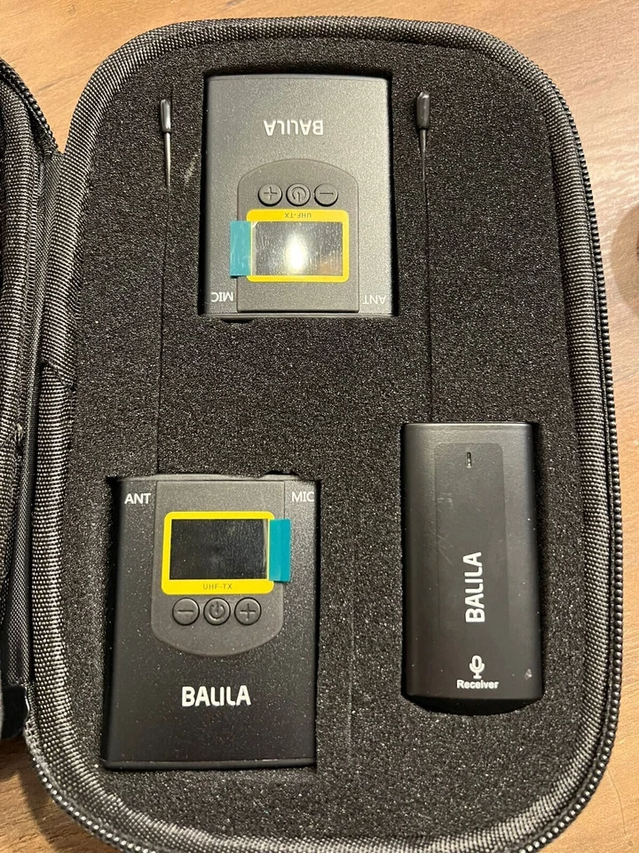 Balila Kabelloses Lavalier Mikrofon für Android Smartphone – UHF Dual - Bild 2 von 4