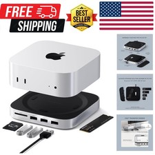 Mac mini M4 Hub  Stand with NVMe SSD Enclosure, Mac mini M4 Dock with 2xUSB ...