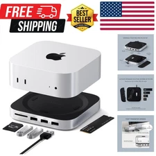 Mac mini M4 Hub & Stand with NVMe SSD Enclosure, Mac mini M4 Dock with 2xUSB ...