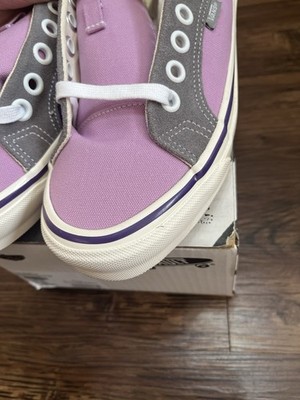 Vans OG Lampin Lx Men Sz 8 Frost Grey Smokey Grape Purple