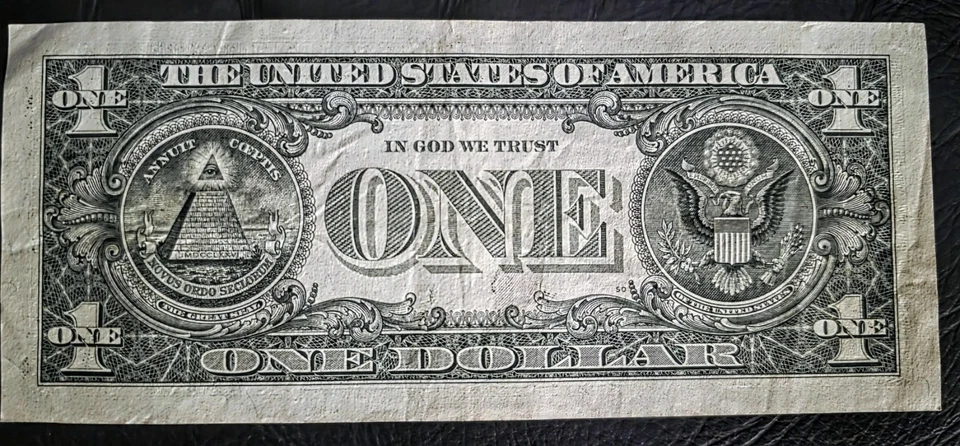 $1.00 Bill Low Print Run. Starting with Five Zeros. Nice Addition to Your Set. - Image 2 of 2