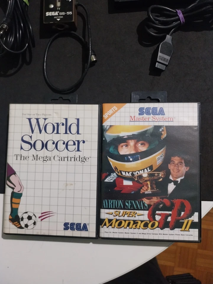 CONSOLE SEGA MASTER SYSTEM 2 PAL 3006-1B USATA COMPLETA CON GIOCHI - Immagine 2 di 4