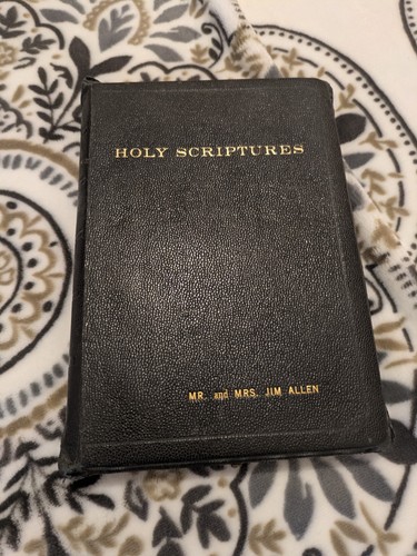 The Holy Scriptures Inspired Version Joseph Smith 1961 Zipper LDS Mormon