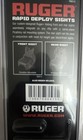 Ruger Rapid Deploy Rear Folding Rifle Sight Windage Adjustable Black 90415 — photo 2