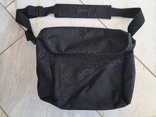 Damen Dakine Umhängetasche Laptoptasche schwarz mit dezentem Muster gebraucht