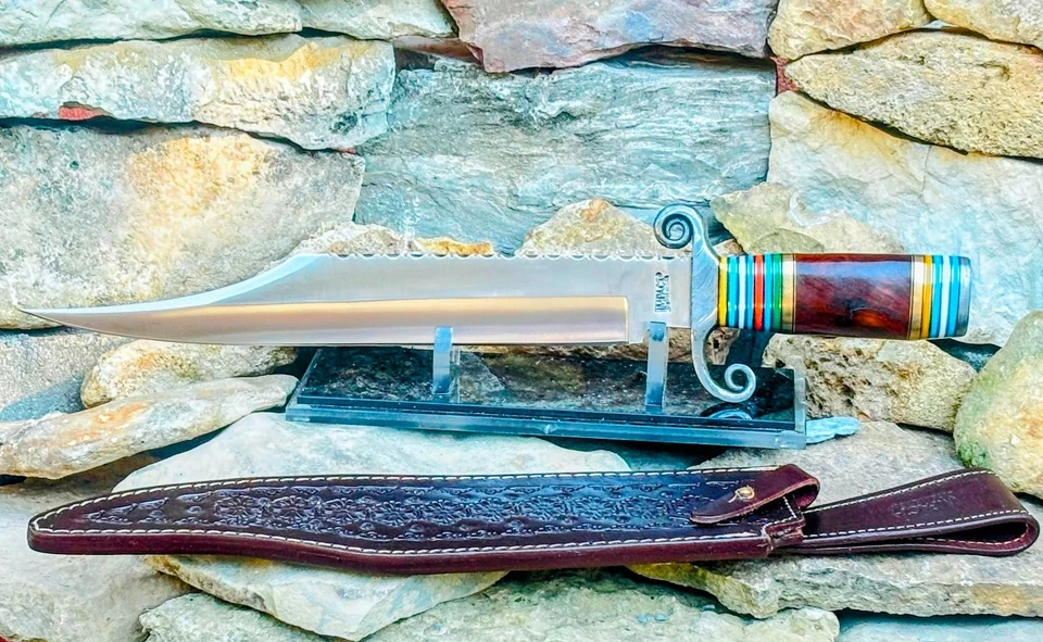 Impact Cutlery Custom Made Fixed Blade Knife UNUSED 20" Handmade RARE Knives - Image 3 of 4