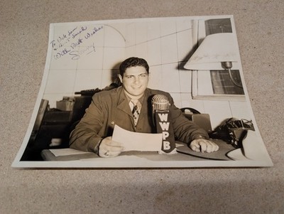 UNKNOW ACTOR VINTAGE ORIGINAL  WWPB 8x10 PHOTO WITH DEDICATION 