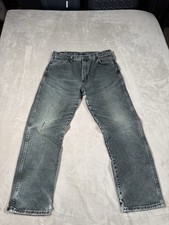 Vintage 80s Wrangler 13mwz Cowboy Cut Jeans Size 31x30 Acid Wash MADE IN USA