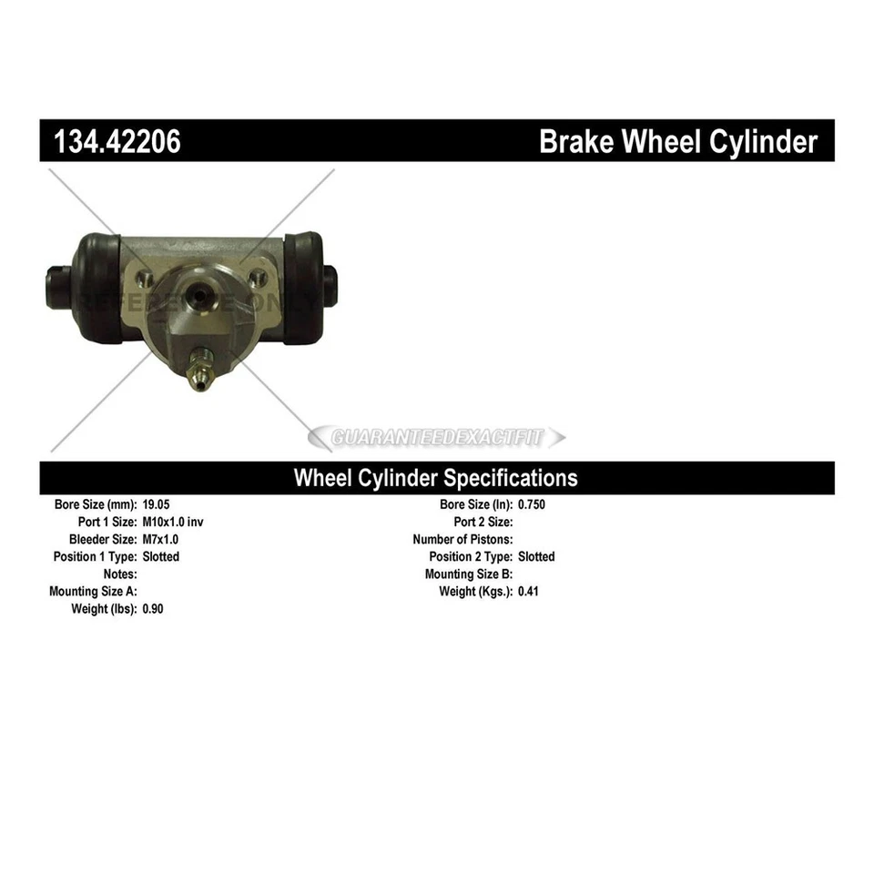 For Nissan Stanza Van Maxima Centric Brake Slave Cylinder GAP - Imagem 3 de 3