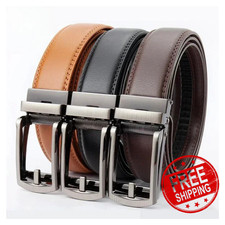 Vitello BEIT, NEW MEN'S Belt,1.22" Mens Ratchet Dress Belt with One Click Buckle