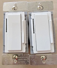Set of 2 Eaton WACD-W-SP-L Wi-Fi Smart Dimmer, White, Used with WFD30, 120 Volts