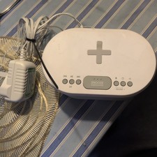  I-box Dawn Bedside Alarm Clock with Wireless Charging - White