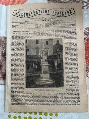 L'Illustrazione Popolare 27 1871 Savigliano, Palazzo dei Genii China ENGRAVINGS