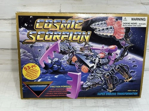 VINTAGE MULTIMAC COSMIC SCORPION 53PC. SILVERLIT TRANSFORMER TOYS. COMPLETE
