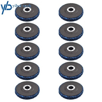 Pack 10 4.5''×7/8'' Easy Strip 4.5'' Discs Remove Paint Rust & Clean For Paint Rust