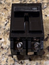 GE THQL21100 CIRCUIT BREAKER 2- POLE 100 Amp PLUG IN