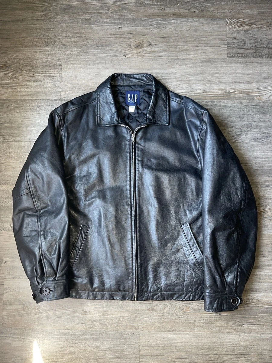 Gap Leather Outer Shell Coats, Jackets & Vests for Men for sale