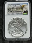 2021 (P) Philadelphia US Mint Silver Eagle Emergency Production T-1 NGC MS69