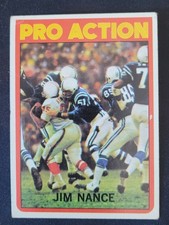 1972 Topps Pro Action Jim Nance #119