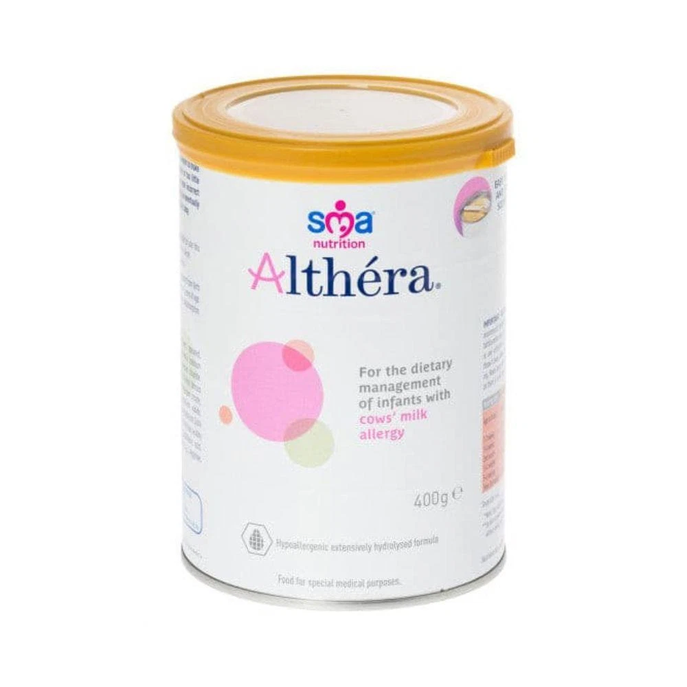 SMA Althera Infant Milk 400g | For Babies With Cow Milk Allergies Hypoallergenic
Opens in a new wind