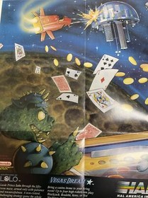 NES Nintendo HAI Game's poster ONLY! shows Lolo Air Fortress