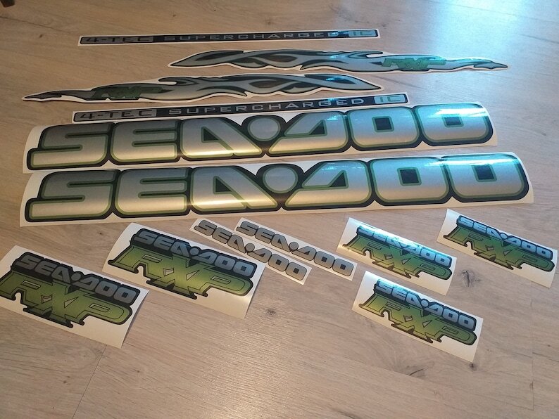 New! Custom Stickers set for Sea-doo Rxp 215-model 2004-2007 Graphics ...