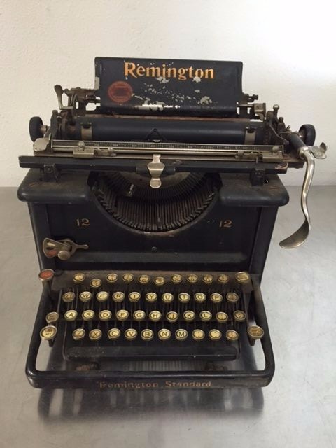 レミントン レトロ カタログ アメリカ合衆国 Vintage Antique Remington Standard Typewriter #12 Serial: LA 57490