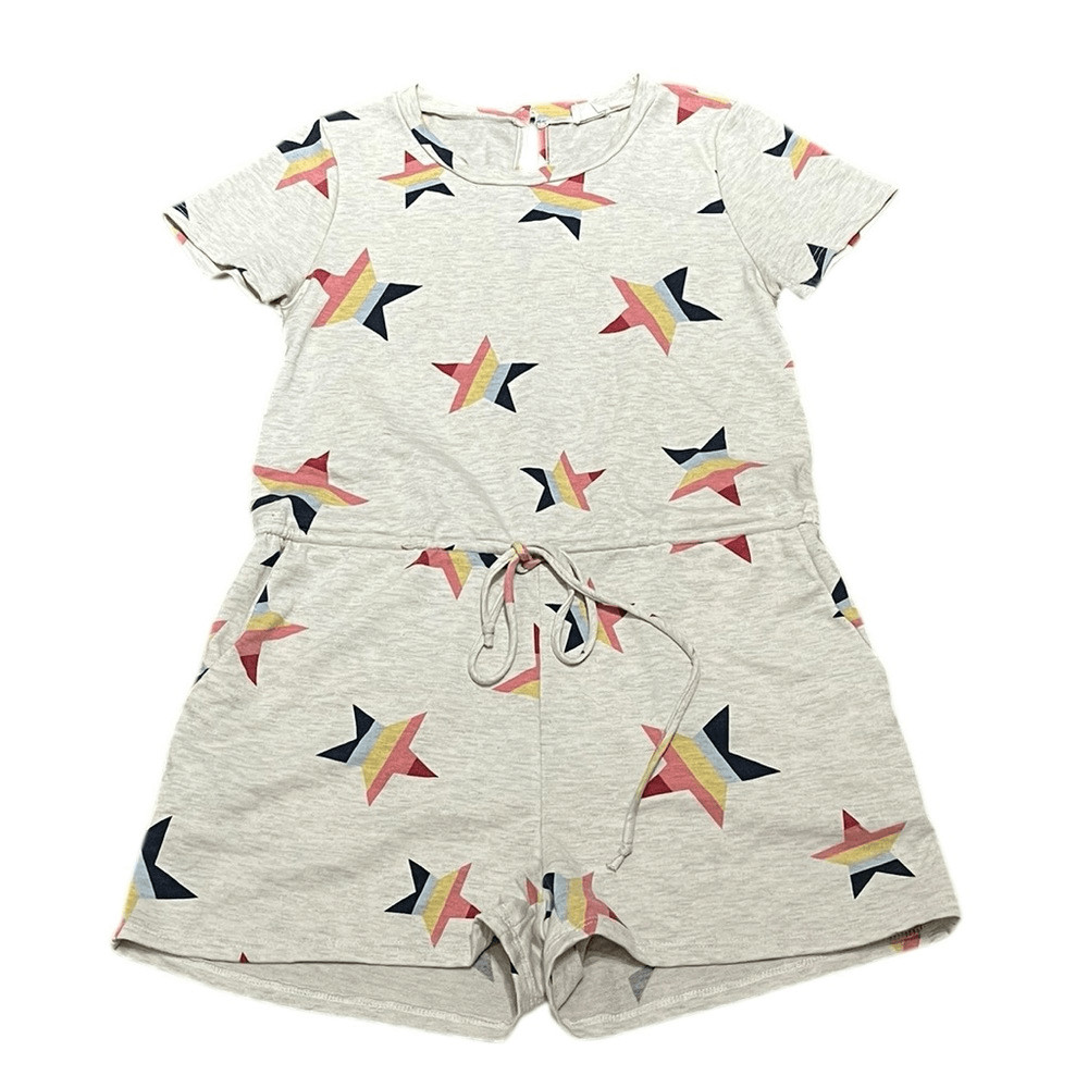 Le Lis Collection Star Patterned Gray Romper, Siz… - image 2