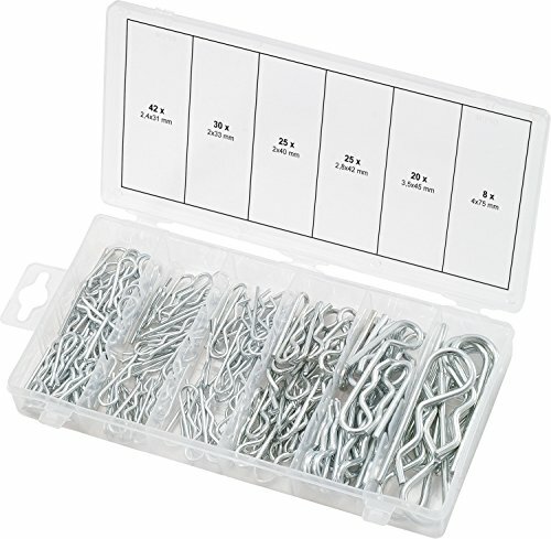 KS Tools 970.0060 - Assortimento di coppiglie elastiche (l0Z)
