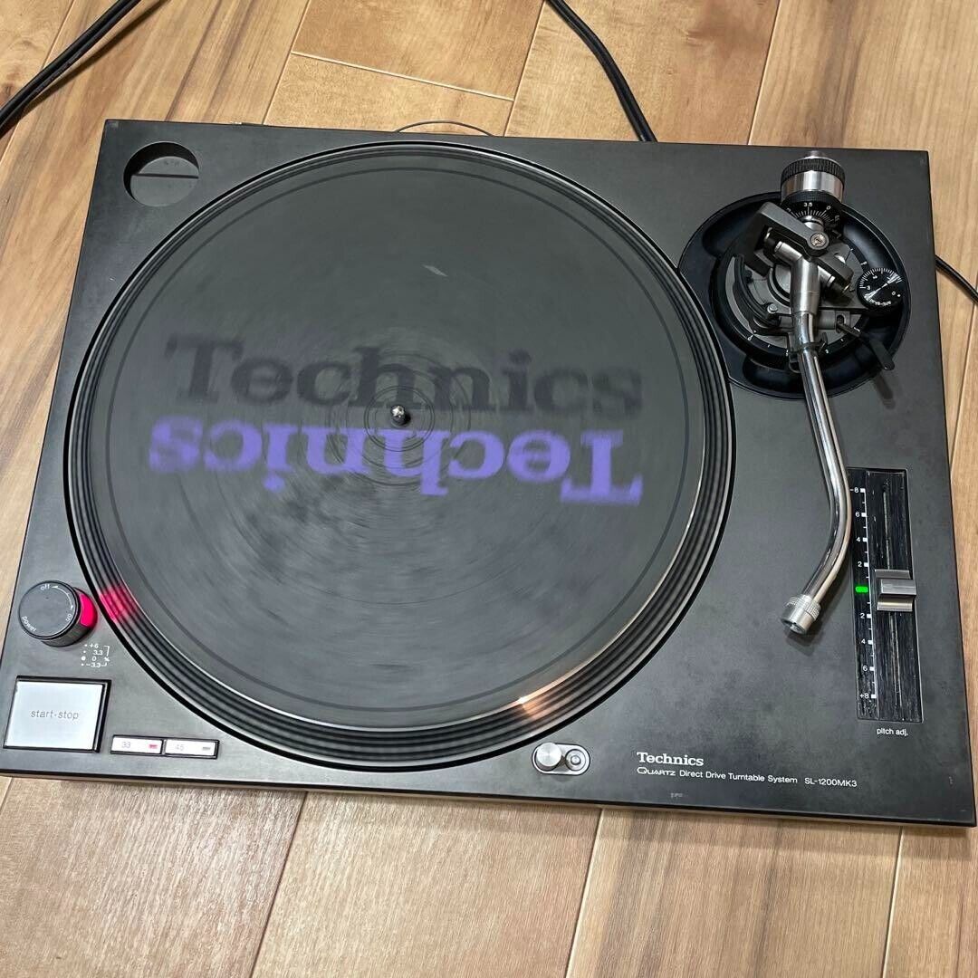 Technics SLMK3 Direct Drive DJ Turntable Operation Confirmed Color  Black