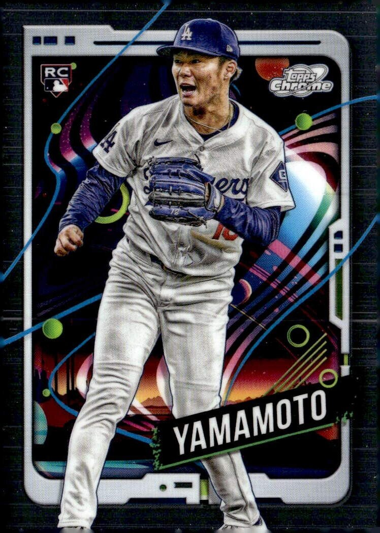 2024 Topps Chrome 山本由伸 直筆サイン カード 大谷翔平