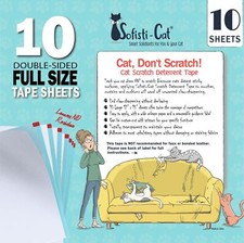Sofisti - Cat Scratch Deterrent Tape for Furniture   10 Double Sided Anti Scr...