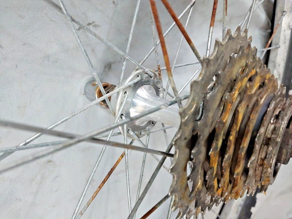 Juego de ruedas Weinmann Sovos 26" MTB rueda libre 135/100 retro QR AV envío rápido a EE. UU.! Foto 4 de 4