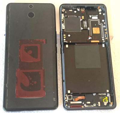 100% ORIGINAL Xiaomi Mi 12S Ultra Bildschirm Display OLED  & Rahmen Schwarz