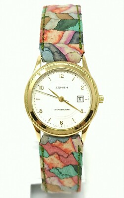 Orologio Zenith Cosmopolitan vergoldet Uhr Damenuhr Vintage Montre Fashion
