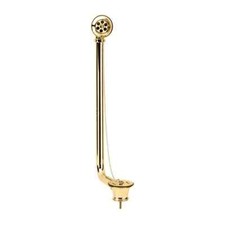 Exposed Plug & Chain Bath Waste for Freestanding Baths Polished Brass - Quality