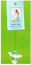 Di Giuliani Crystal Baby Boy Hanging Angel