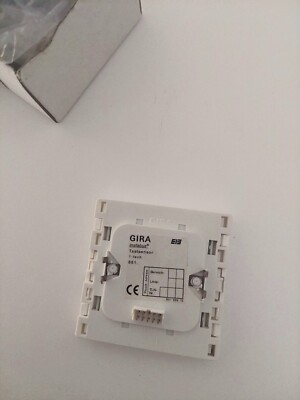 Gira EIB push button sensor 1-gang label Art.No.881 40 New in +Gira Bus coupling