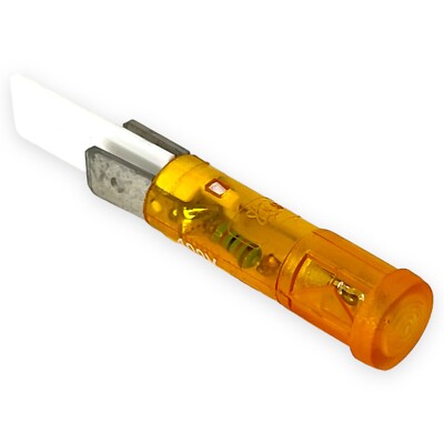 Signallampe Ø 9 mm 400 V gelb Flachstecker 6,3mm für Angelo-Po, GIGA, Silanos