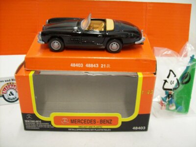 Mercedes-Benz 300SL Roadster, 1957, black, New-Ray 1:43, OVP | eBay