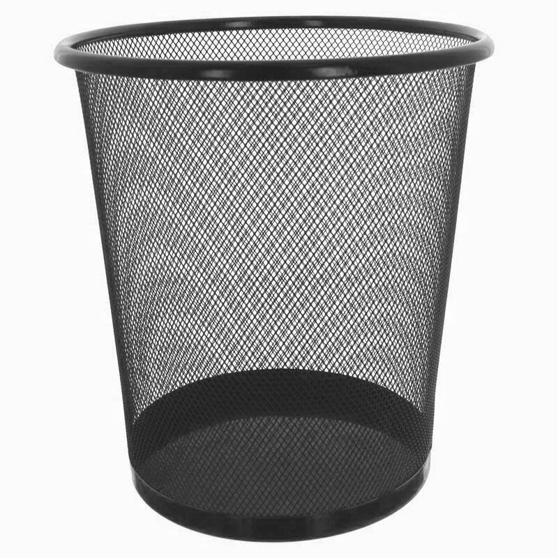 Apollo Mesh Metal Office Waste Paper Basket Bin Square/Rounded eBay