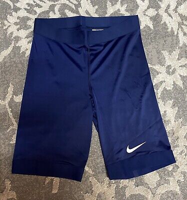 Nike Pro Elite Half Tights Navy Blue White Mens Sz XL Running 848912-XXX  Track