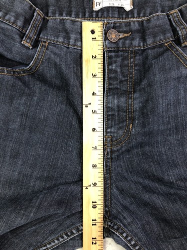 Free People Damen Crop High Waist Dark Wash Denim Jeans Gr. 29 Wide Leg - Bild 4 von 8
