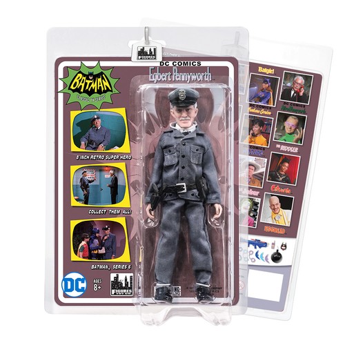 Figurine Batman 66 - Le Joker - 8 Pouces - Style Rétro - Neuf Sous Blister