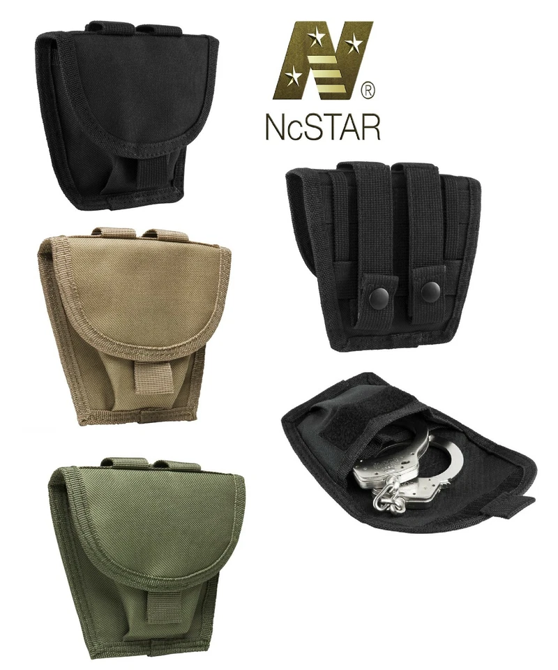 NCSTAR VISM Handcuff Holder MOLLE Pouch, Law Enforcement Duty Security Handcuff Case