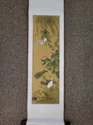 Vintage Chinese Scroll Painting Art Birds