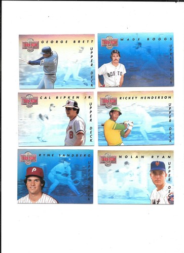 1993 Upper Deck Then and Now Complete Set 18-Cards Baseball Trading Cards MLB
